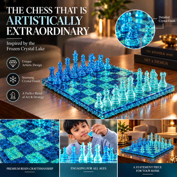 The Frozen Crystal Lake Chess Set