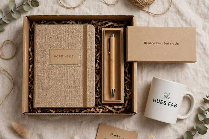 0055 Eco Office Essentials & Ceramic Mug Hamper