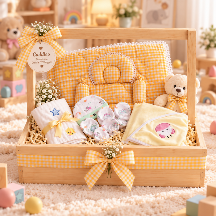 Premium Wooden Crate Baby Set