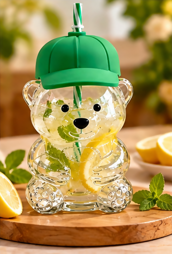 0028 Bear Glass Mug (350) ML