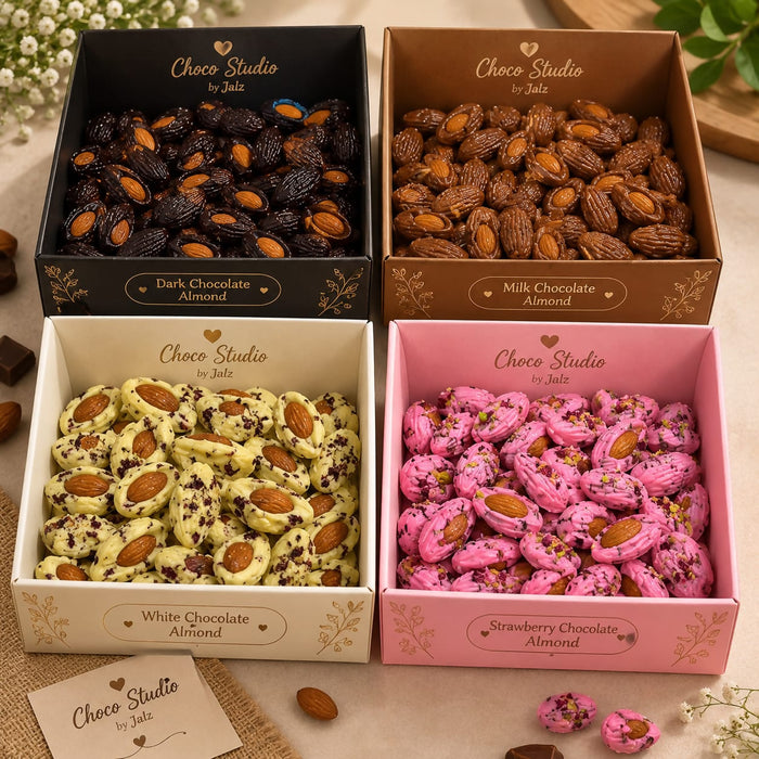 0037 Gourmet Chocolate Coated Almond Collection