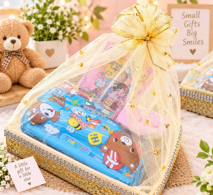 0021 Cute Cartoon Kids’ Pencil & Stationery Box