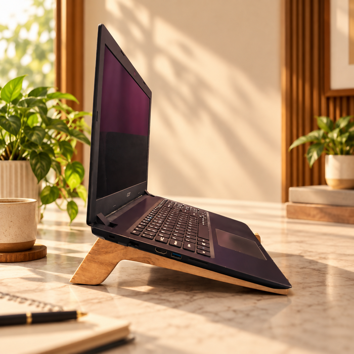 Wooden Table Laptop Stand