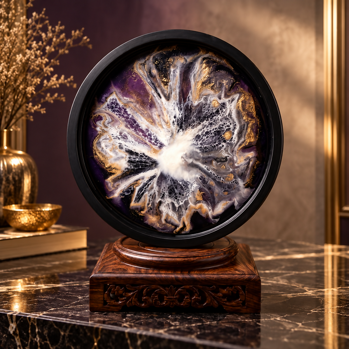 Nebula Burst Resin Art