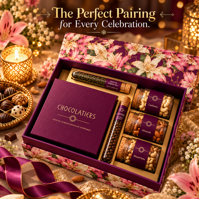 Customized Luxury Gourmet Tea Coffee Chocolate Box