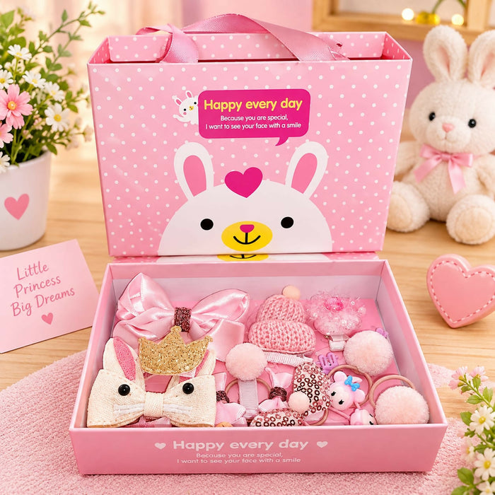 0021 Cute Bunny-Themed Kids’ Gift & Stationery Box
