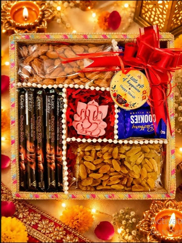 Divine Ganesha Dry Fruit Box