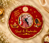 Karwachauth special velvet thal cover