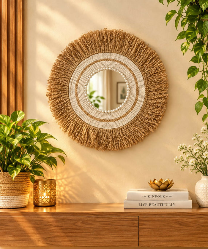 0001 Desert Drift Wall Mirror Size 16inch