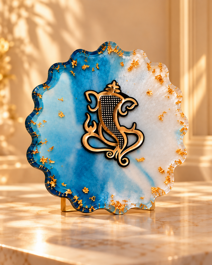 0006 Resin Ganesha Table Frame Stand