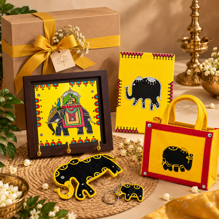 Traditional Elephant-Themed Gift Set