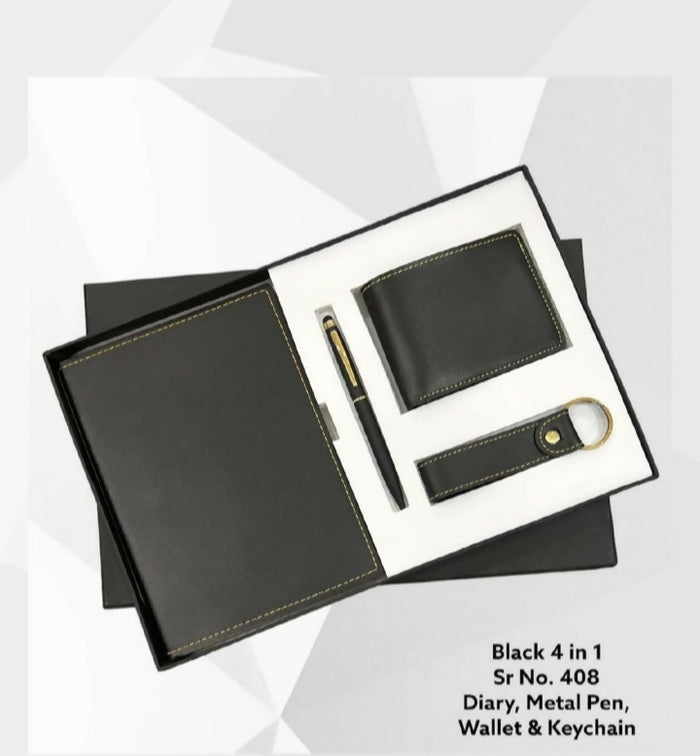0051 Black 4 in 1 Corporate Gift Set
