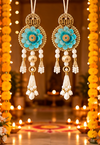 turquoise_shubh_labh_hanging_4_festive_display