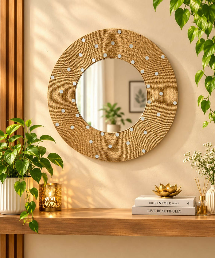0001 Rustic Reflection Mirror Size 18inch
