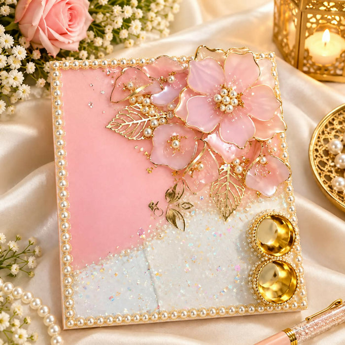 Floral Resin Pooja Thali