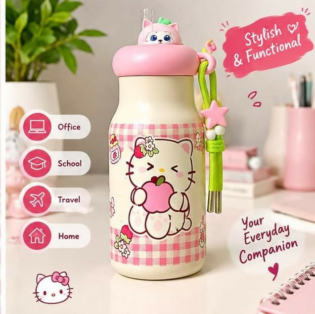 Cute kitty water bottle