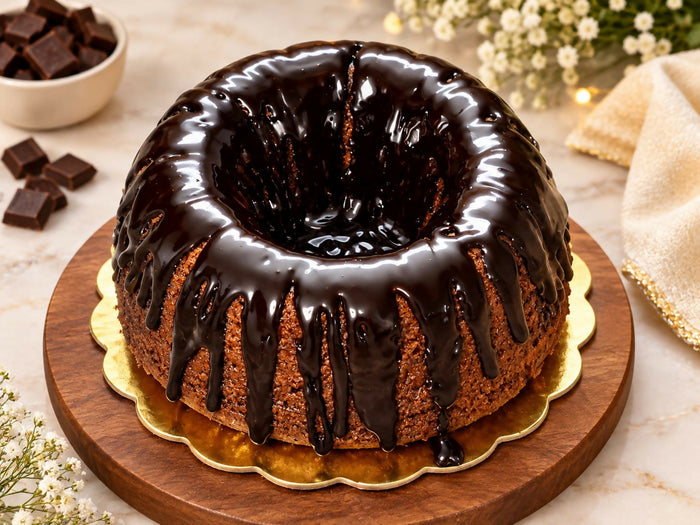 Chocolate cake with Chocolate Ganache